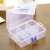 Large 6 compartment detachable storage box large capacity electronic components cosmetic transparent plastic box