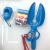 Pet scissor scooper toilet scissors type toilet dog feces holder