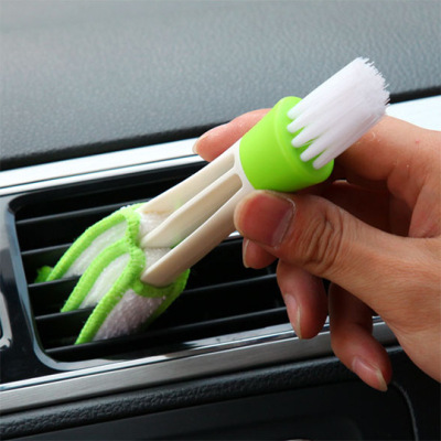 Air conditioning shutter brush multifunctional cleaning brush door deadspace gap brush can be removed cleaning clips