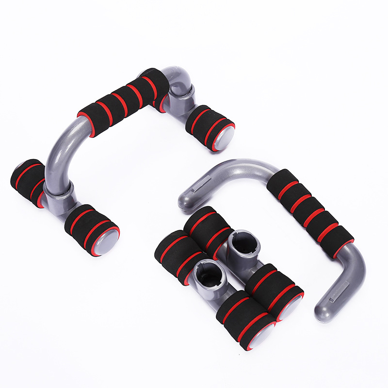 厂家直销新款工字型俯卧撑架可拆卸 家用健身训练工型俯卧撑架批