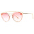 European and American sunglasses 3899 metal irregular frame personality sunglasses female flower hollow out