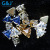 Factory Direct Sales White round Loose Diamond Handmade DIY Ornament Accessories Wholesale Crystal Zircon