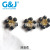 2017 New DIY Korean Jewelry Accessories Hot Glue Flowers Copper Bracelet Pendant Parts Guojie Accessories