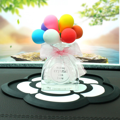 Colorful advertisement balloon car furnishings lovely furnishings creative aromatherapy bottle instrument panel car decoration batch