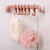 Kitchen wall hanging hook household creative wall-hanging nail-free bathroom hook 6 hook hook 