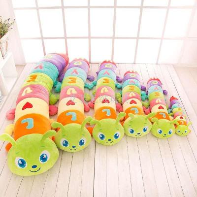 New express colorful caterpillar sleeping pillow creative children 's gifts plush toys