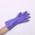 Fashion Protective Pu Gloves Wear-Resistant Acid and Alkali Resistant Non-Slip PVC Velvet Household Dishwashing Warm Gloves Factory Direct Sales