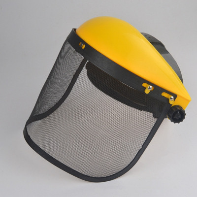 Factory Direct Sales Carbon Steel Splash-Proof Mask Explosion-Proof Face Screen Mask Garden Machinery Protective Mask Removable