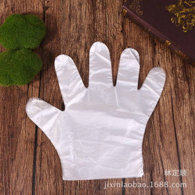 Manufacturers Provide Disposal PE Thin Film Gloves Disposable Labor Gloves Wholesale