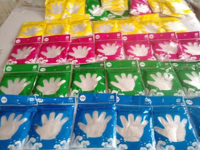 Disposable PE Gloves Ding Qing PVC Gloves Disposable Natural Latex Rubber Gloves Cleaning Household Gloves