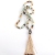 INFANTA JEWELRY Fashion Bohemian Tribal Jewelry Amazonite Stones Oval Pearl Crystal Ball Tassel Amazon Necklace