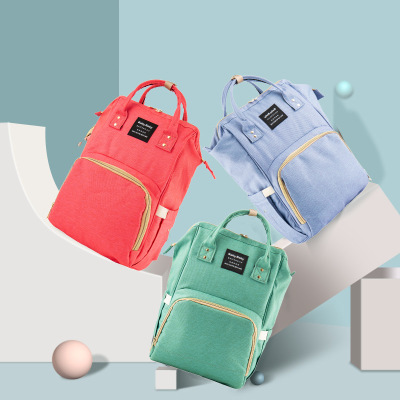 Korean mommy bag Oxford cloth backpack portable storage bag women's bag multi-functional large capacity mom and baby bag