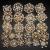 INFANTA JEWELRY Fashion Lot 24pc Clear Rhinestone Crystal Flower Brooches Pins