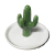 INFANTA Ceramic necklace earring jewelry display, Cactus ring holder dish for home decor Birthday Wedding Christmas Gift