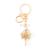 Dancing girl diamond pendant set diamond key chain alloy jewelry gift car accessories