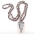 INFANTA JEWELRY Bohemian Tribal Jewelry Crystal Glass Long Knotted Glass Arrow Charm Pendant Necklace