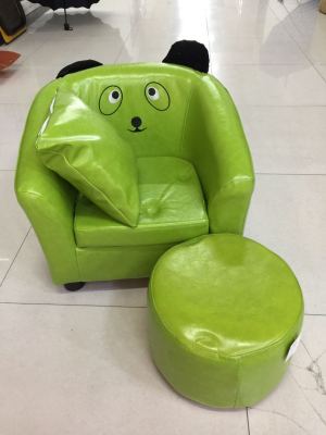 Ge lai creative imitation leather children's sofa set of three