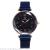 Creative web celebrity magnetic buckle ladies color crystal face watch