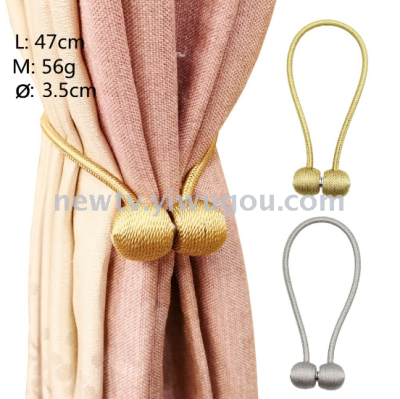 Curtain magnet clasp is contemporary and contracted curtain magnetic clasp is bound