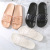 2019 Summer Hot Sale Women's Casual Transparent Polka Dot Grape Particles Glossy Home Floor Sandals Female EVA