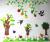 Non-woven preschool education classroom environment decoration swallows willow butterfly chiba tree apple tree