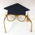 Bachelor degree cap super large doctoral cap glasses party funny glasses graduation party supplies props