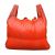 Large Plastic Bag Oversized Red Thick Vest Bag Clothing Packing Bag Vest Bag Portable 65 ''90