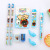 New 9piece set of children's gift box stationery set for primary school students school supplies season  gifts wholesale