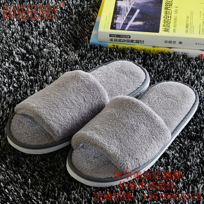 The Disposable slippers coral plush slippers hotel slippers hotel supplies