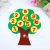 Non-woven kindergarten DIY teaching AIDS digital apple tree