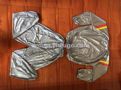 Supply PVC silver sauna suit