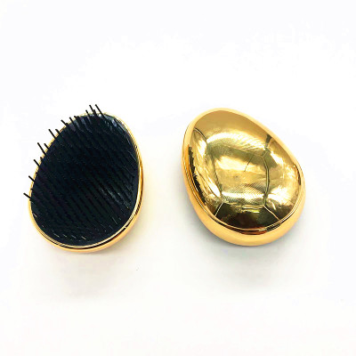 New fashion hair comb hot daily necessities plastic electroplating gift comb pocket comb egg