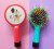 New fashion hair comb hot commodities plastic gift comb color rainbow comb