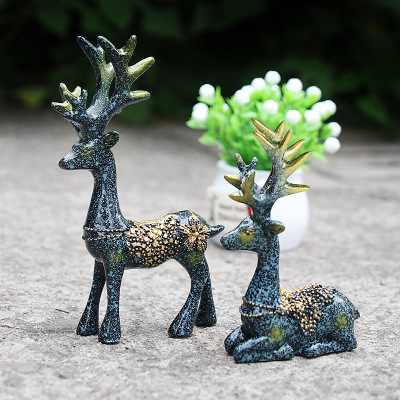 Car accessories Car aromatherapy Car creative way ping 'an deer decoration lovely potted r-8820
