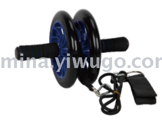 Big fancy wheel with drawstring for abdominal strengthening