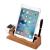 Creative watch bamboo bedside table bracket base multi-functional double mobile phone lazy bracket