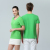 Solid color short sleeved T-shirt heart v collar summer T-shirt loose slim fit bottom coat