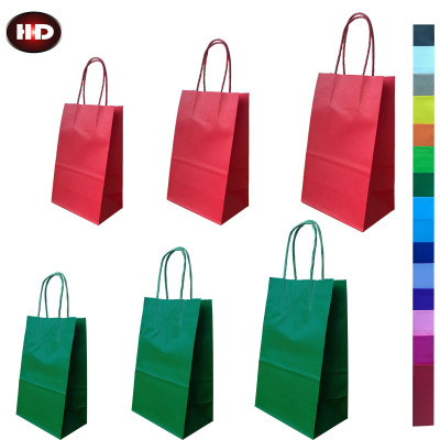 Spot supply foreign trade kraft paper bags export Christmas gift paper bags Party Shopping bag