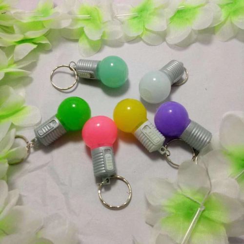 gift lights， led light bulb keychain