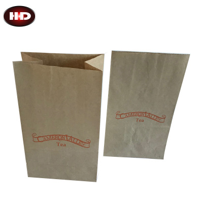 Professional customized kraft bread bag spot supply kraft square bottom paper bag delivery bag amazon