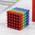 5mm216 Colorful Magic Barker Ball Magnetic Beads NdFeB Magnetic Ball Puzzle Pressure Relief Rubik's Cube Toy Gift
