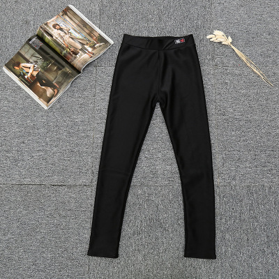 Yi Lai Yan Korean Style Personalized Simple Solid Color Casual Pants Female Warm with Velvet Slim Fit Pencil Pants Factory Wholesale
