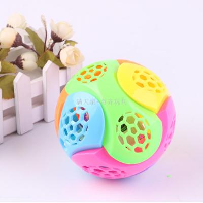 DIY with rope petal vibration music ball, earthquake ball, petals removable