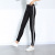 Summer New Korean Style Striped Slim-Fit Glossy Leggings Fashion Personality Nylon Leggings Factory Wholesale