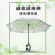 Rain Umbrella Wholesale Transparent Reverse Umbrella Type C Hand Free Car Reverse Umbrella Creative Double-Layer Reverse Transparent Umbrella Couple Umbrellas