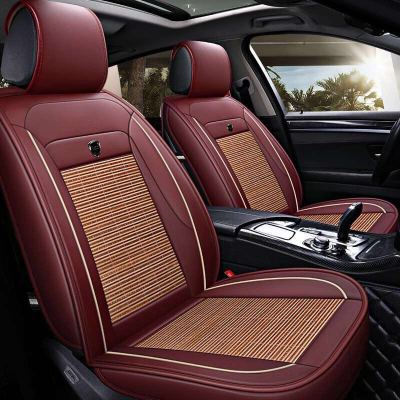 New summer cool pad quality leather and bamboo five general, multi - color optional, manufacturers direct sales