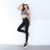 Yi Lai Yan Korean Style Fashion Leggings Women's High Waist Slim Fit Show Thin Black All-Match Leggings Factory Wholesale