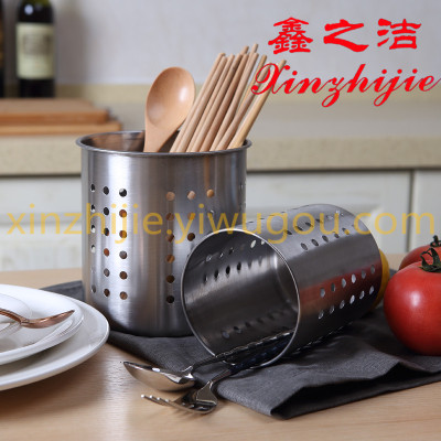 Cylinder stainless steel chopsticks chopsticks box cylinder barrels of milk tea shop straw home put chopsticks spoons 