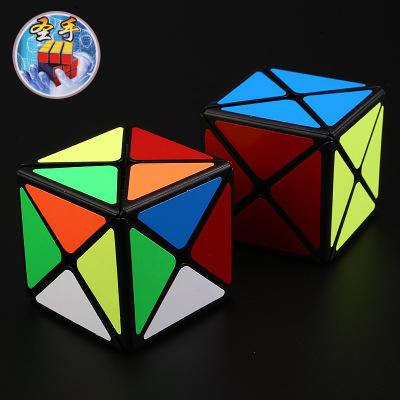 Authentic Holy Hand Eight-Axis Third-Order Rubik's Cube Factory Direct Sales Professional Competition Special-Shaped Corner Rubik's Cube Smooth Educational Toys
