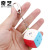 Qiyi Genuine Small Steamed Bun Keychain Rubik's Cube Frosted Level 3 Mini Magic Square Pendant Children's Educational Toys Wholesale